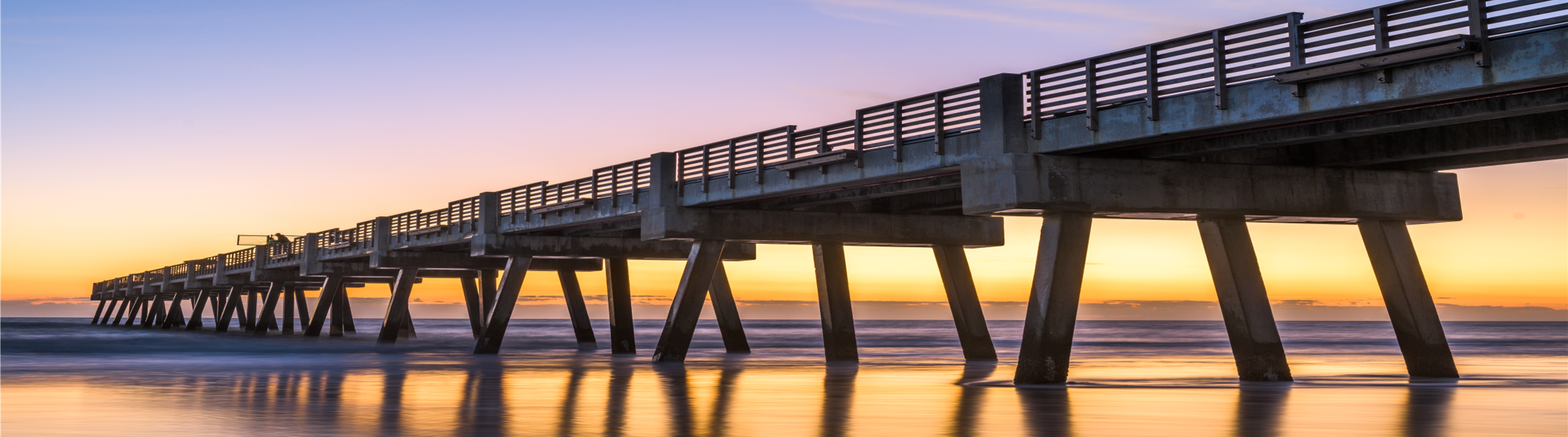 Photo of Jacksonville, Florida pier and beach Photo of Jacksonville, Florida pier and beach